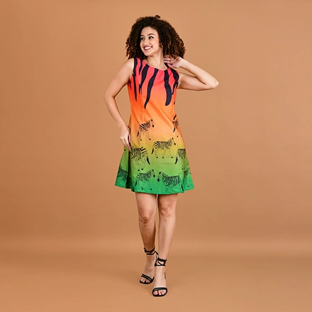  Professional Modeling Photoshoot for A-Line Dress